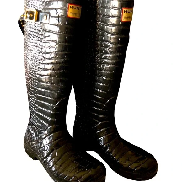 🌺🌺NEW🌺🌺JIMMY CHOO🌺CROC EMBOSSED🌺🌺 - Picture 4 of 15